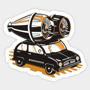 Future Retro Sticker